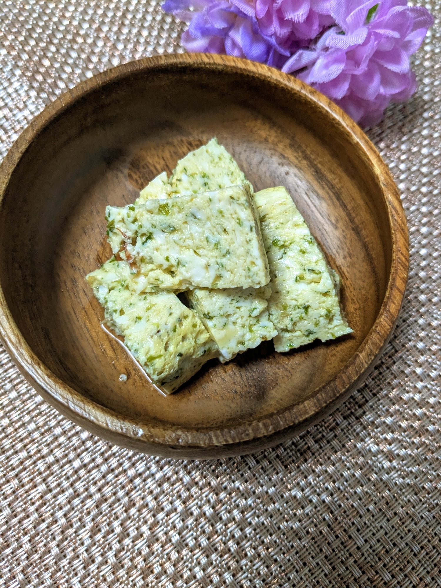 幼児食に♡豆腐と卵のふわふわ蒸し