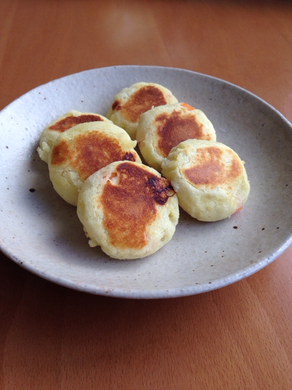 手づかみ食べに♪さつまいもとチーズのおやき