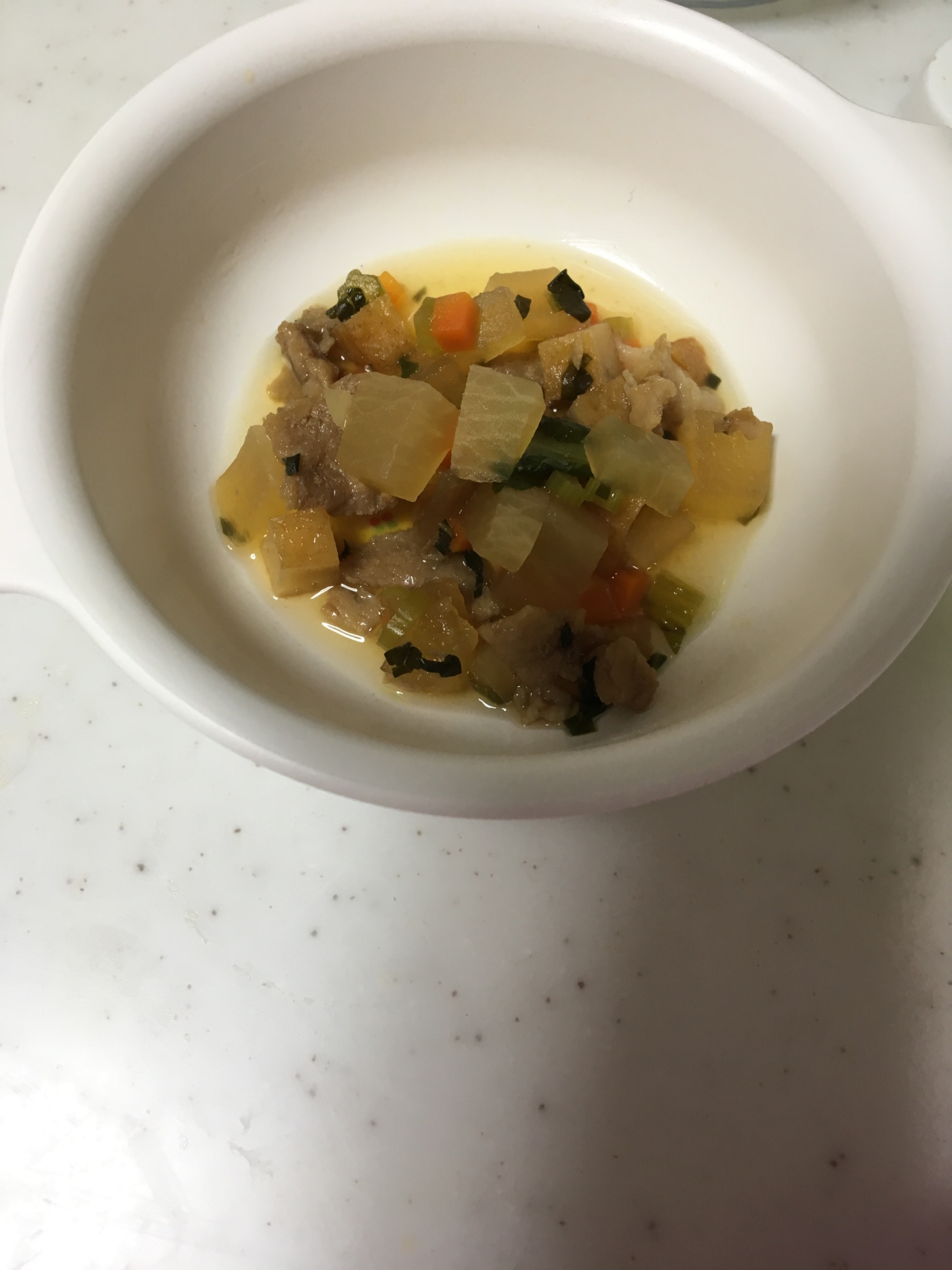 離乳食完了期 豚肉と小松菜と大根と丸天の煮物 レシピ 作り方 By Xmickyx 楽天レシピ 離乳食完了期 豚肉と小松菜と大根と丸天の煮物 レシピ 作り方 By Xmickyx 楽天レシピ