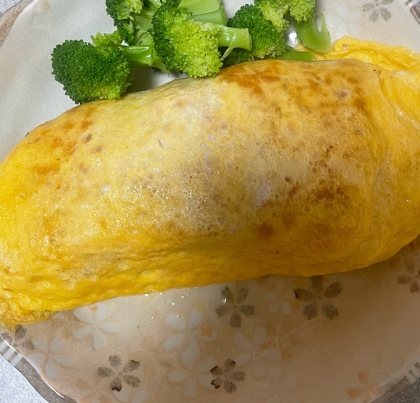 小松菜入りオムライス