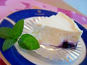 ブルーベリーのベイクドレアチーズケーキ レシピ 作り方 By うらでん 楽天レシピ