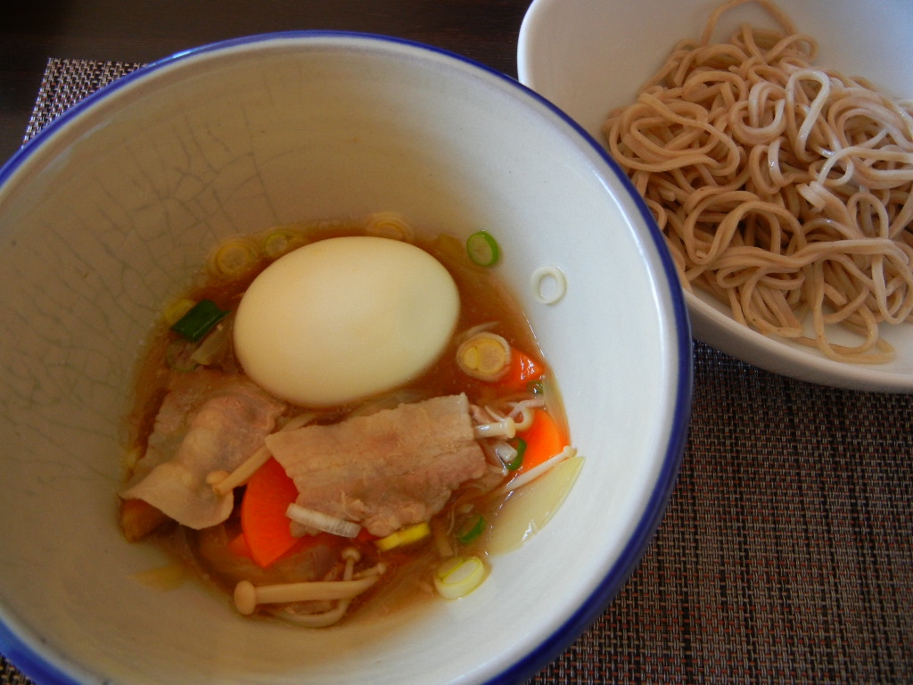 豚野菜つけ蕎麦