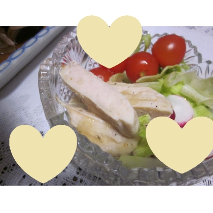 はじゃじゃ様、蒸し鶏リメイクサラダを作りました♪
とっても美味しいレシピ、ありがとうございます！！
良い１日をお過ごしくださいませ☆☆☆