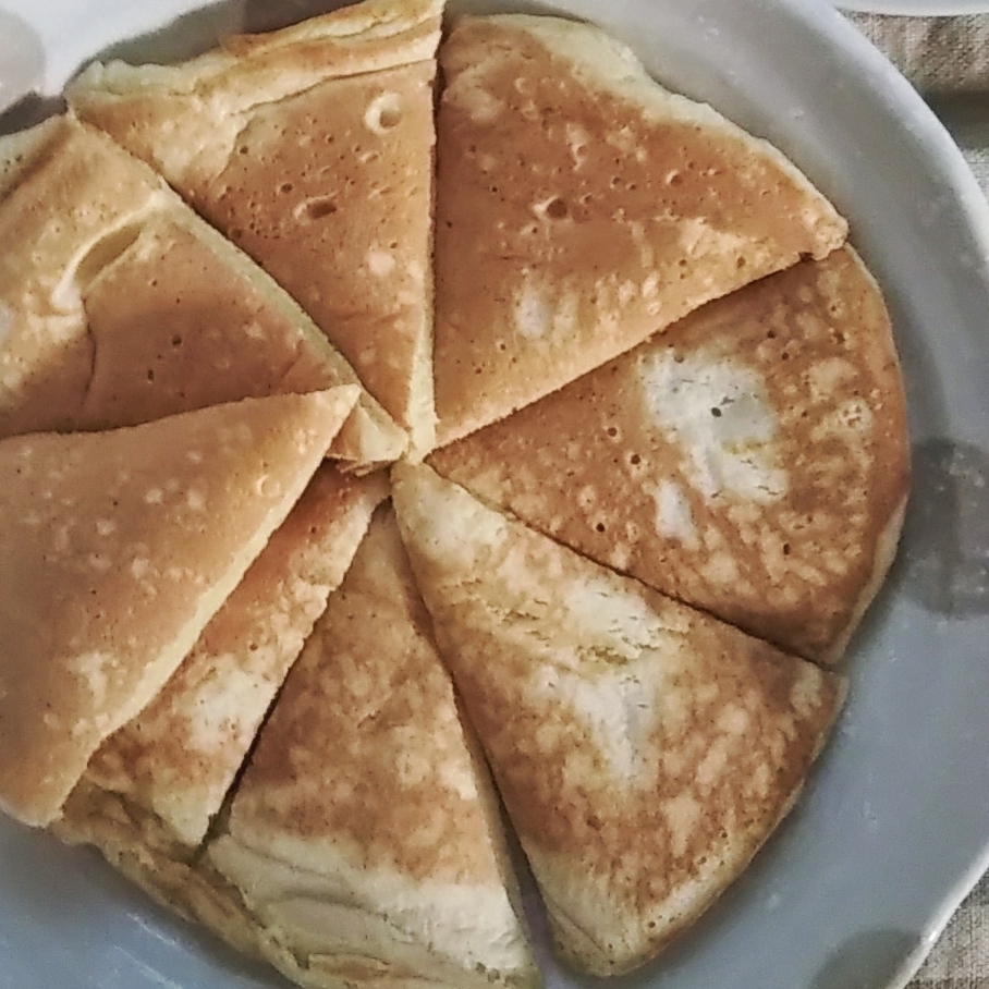 材料3つ!もちもちホットケーキ