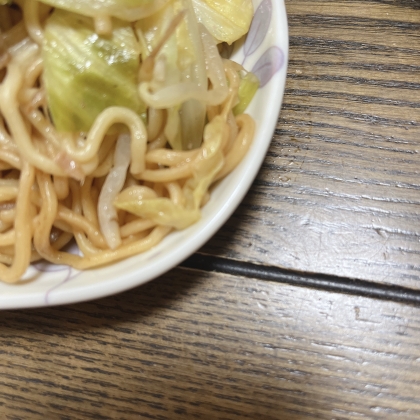 キャベツとコーンde焼きそば☆