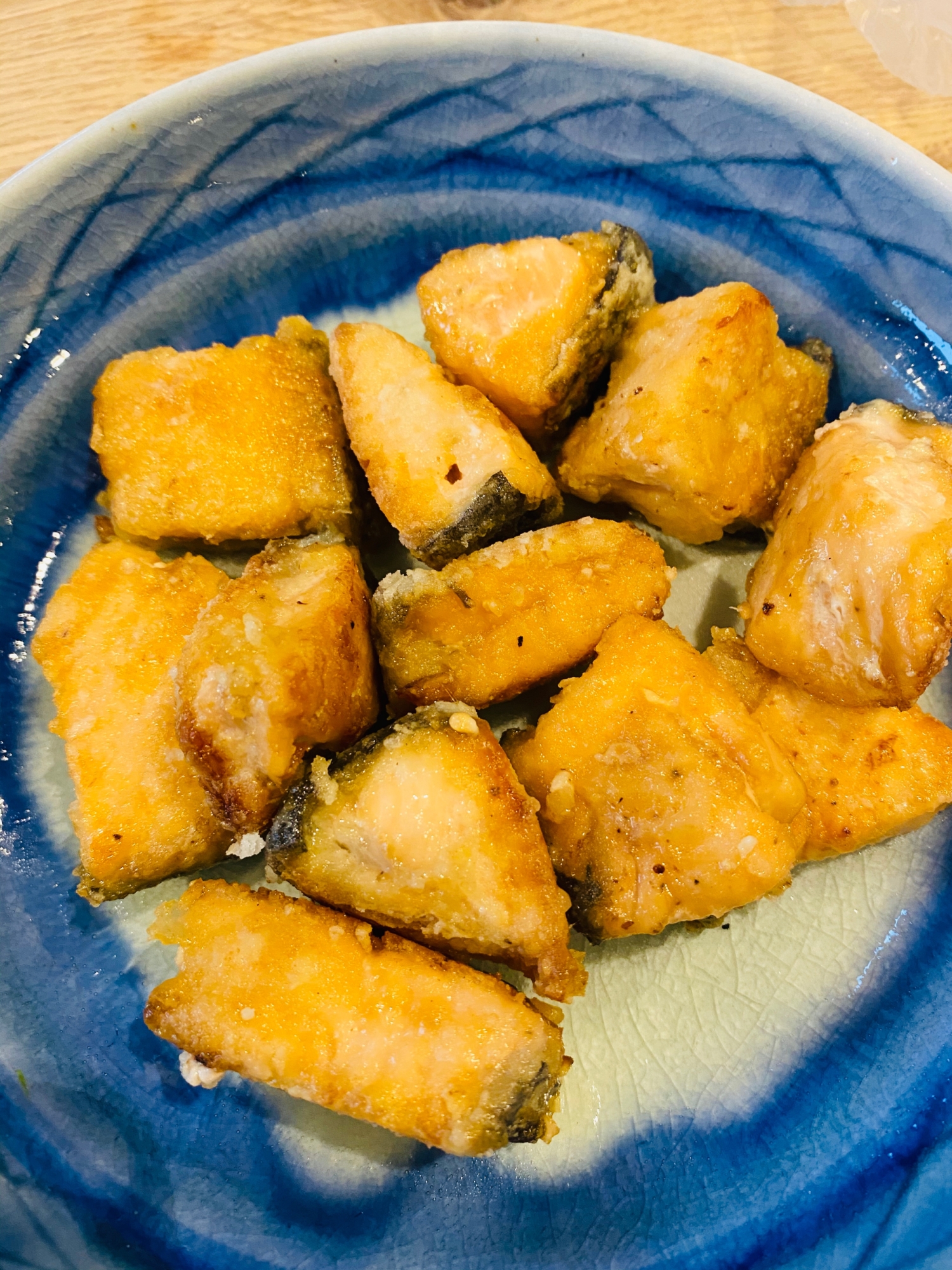 フライパンでつくる　生鮭の醤油マヨ焼き