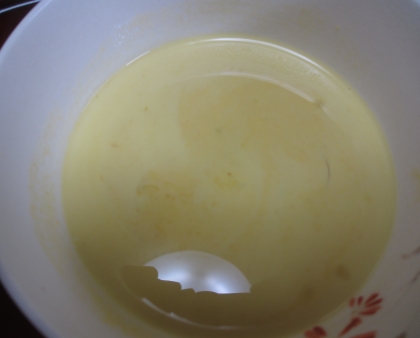 かぼちゃの甘みと豆乳が良い組み合わせでした。これからの季節にぴったりのあったかいスープですね。ごちそうさまでした。