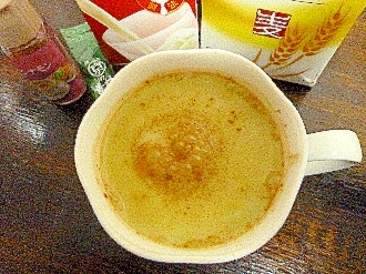 ホット☆抹茶シナモンミルク酒