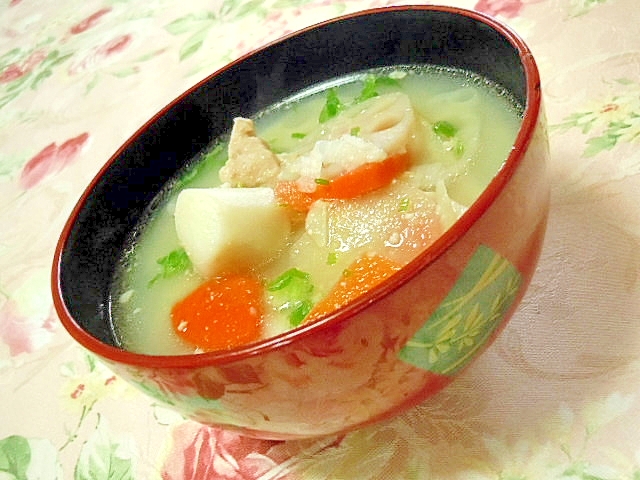 薩摩芋を味わう❤ウチの豚汁❤