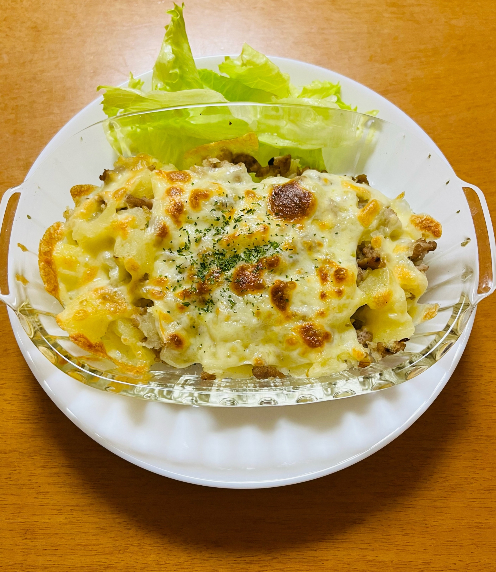 コロッケのタネリメイク♡オーブンポテトチーズ焼き