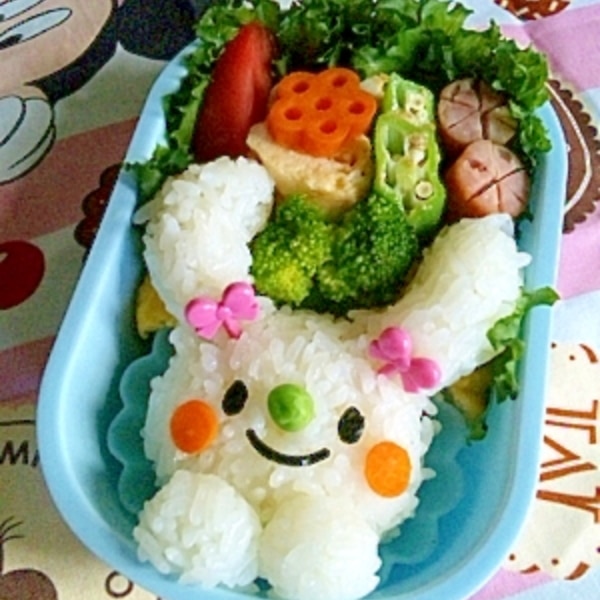 簡単キャラ弁 うさぎちゃんのお弁当 レシピ 作り方 By Cherry05 楽天レシピ 簡単キャラ弁 うさぎちゃんのお弁当 レシピ 作り方 By Cherry05 楽天レシピ
