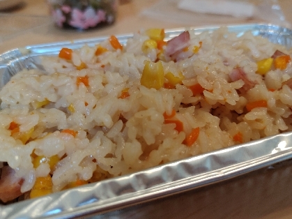 米炒めてないのに、美味しく出来ました〜♫
ご馳走さまでした。