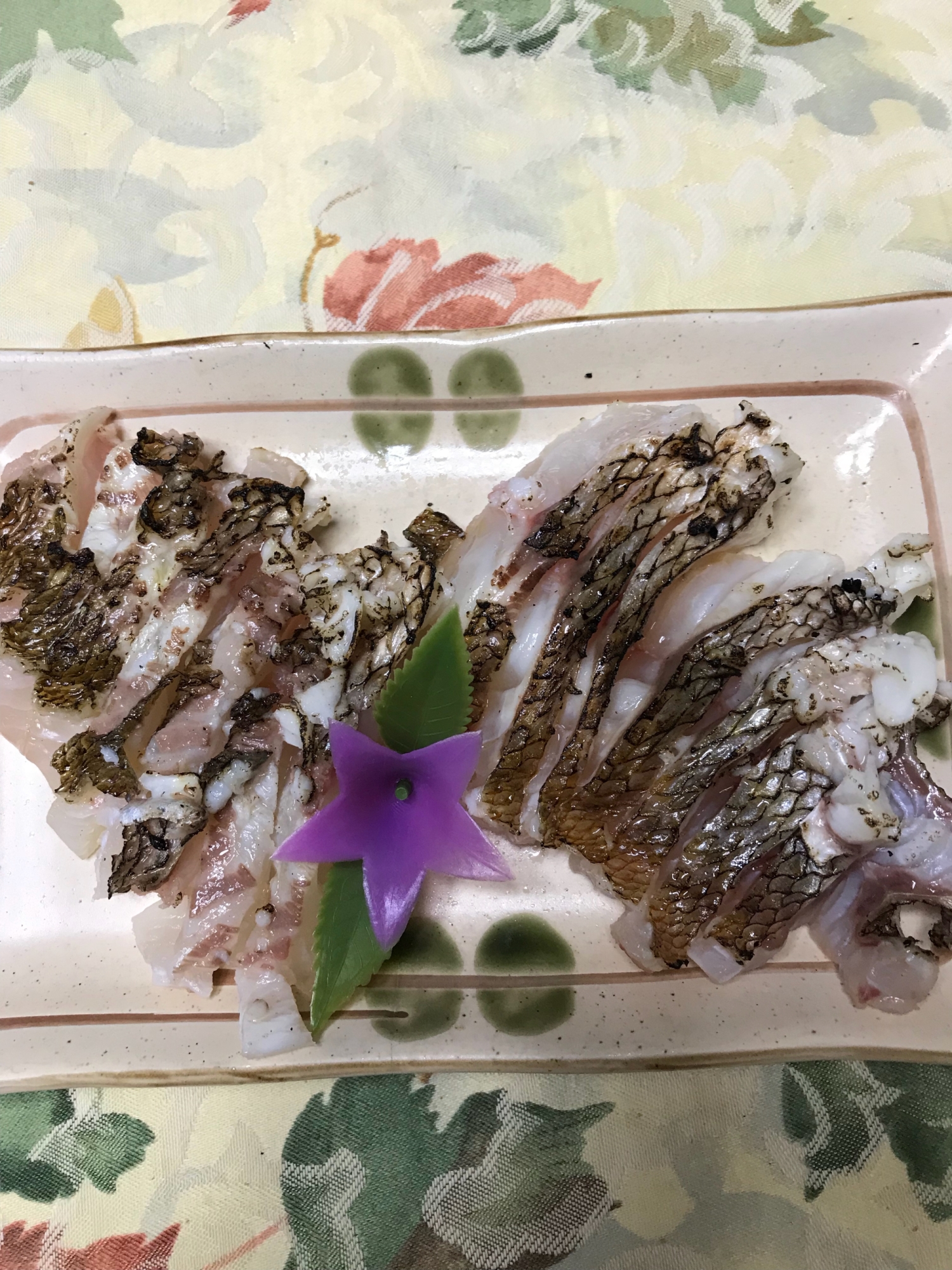 鯛の炙り焼き