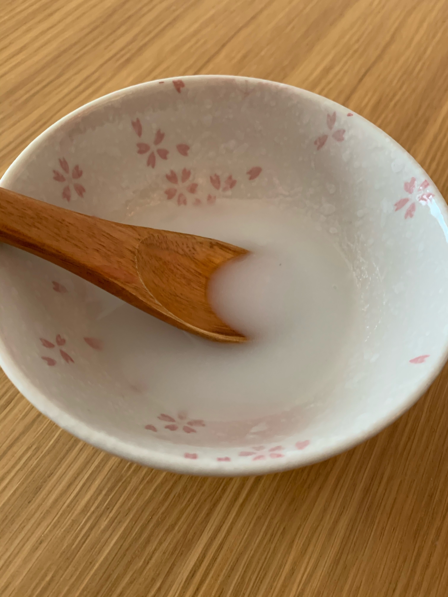 ＊米粉で重湯＊