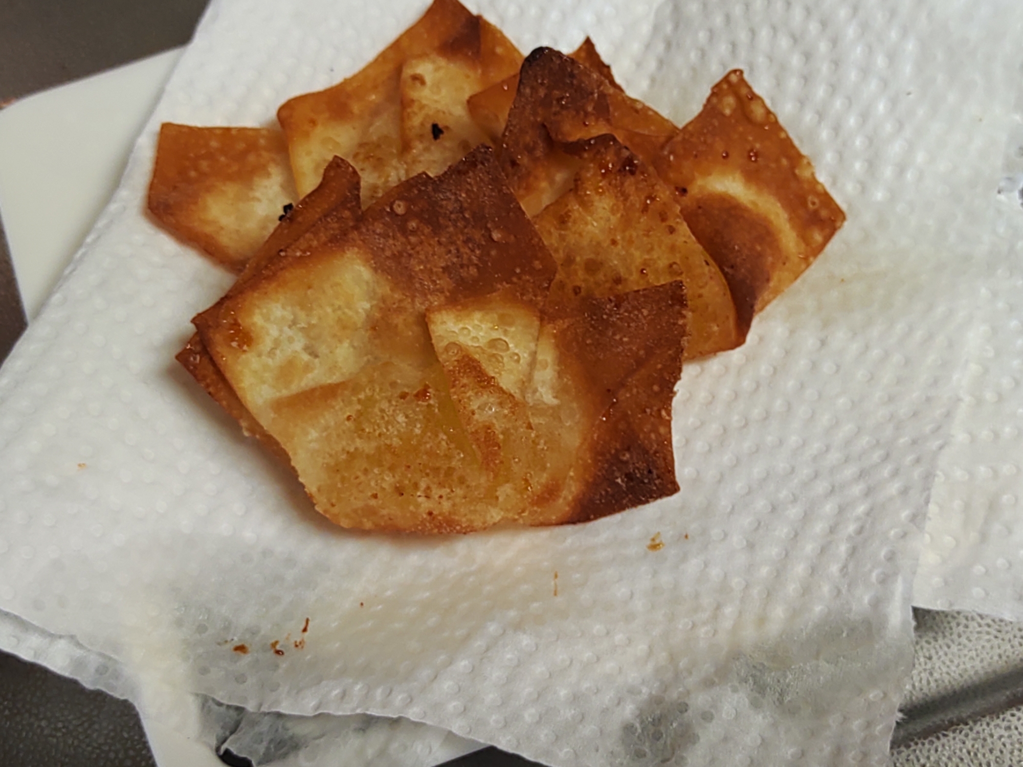 アツアツ！シュウマイの皮でホットアップルパイ