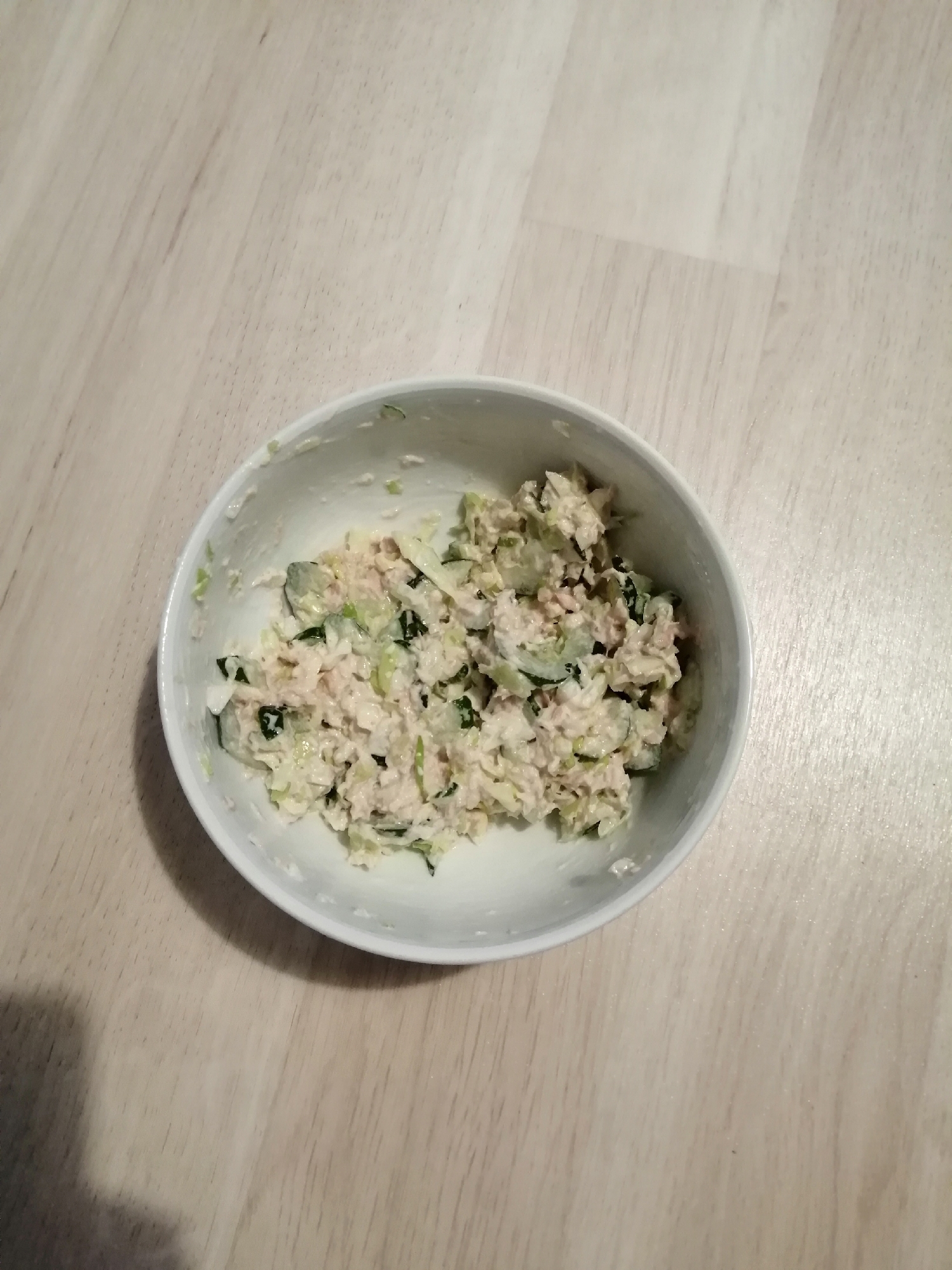 ツナきゅうりキャベツマヨネーズ合え