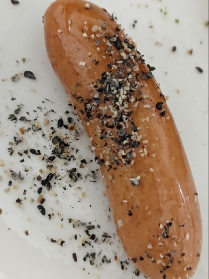 ウインナーのごまと黒胡椒焼き