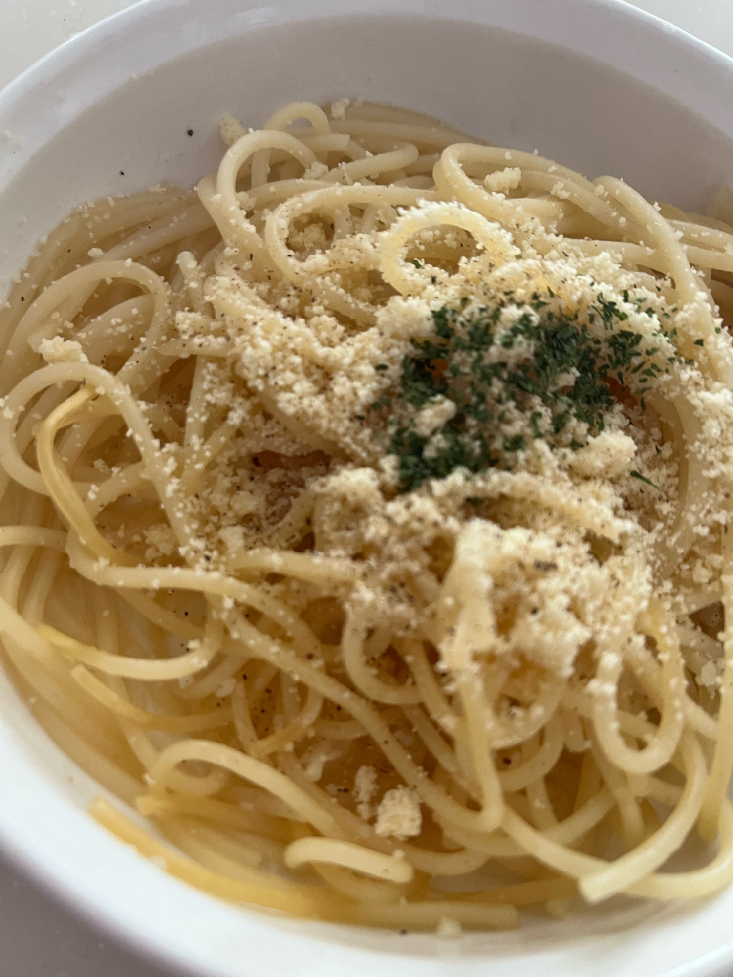 お酢好きさんへ！余ったパスタで！にんにく酢パスタ