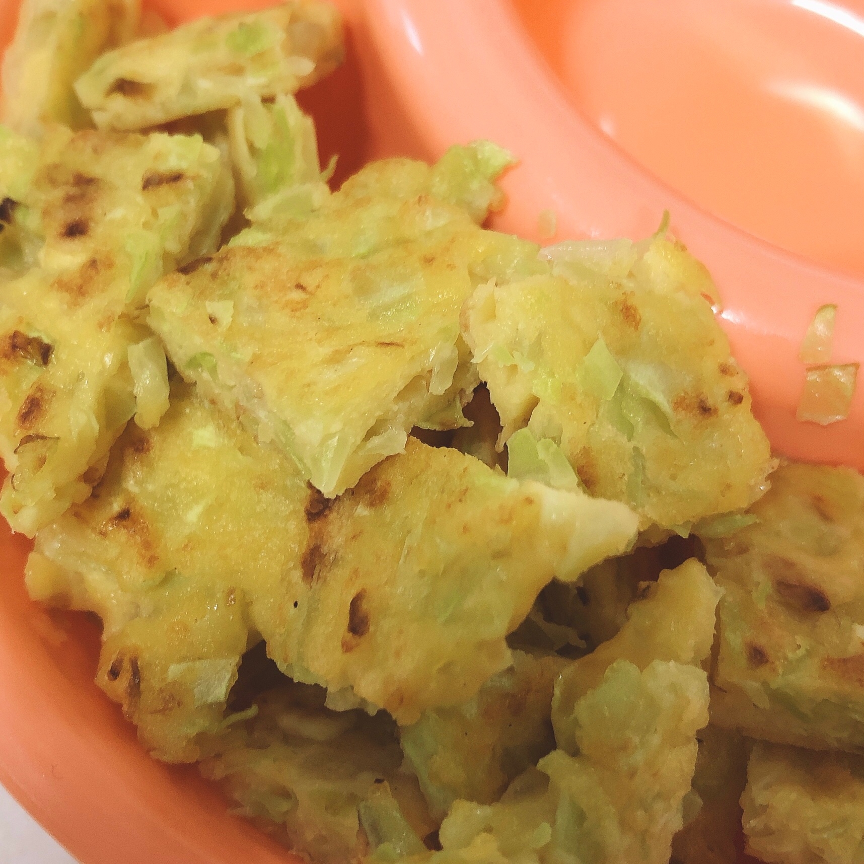 離乳食後期から 豆腐入りのお好み焼き レシピ 作り方 By なおのり 楽天レシピ