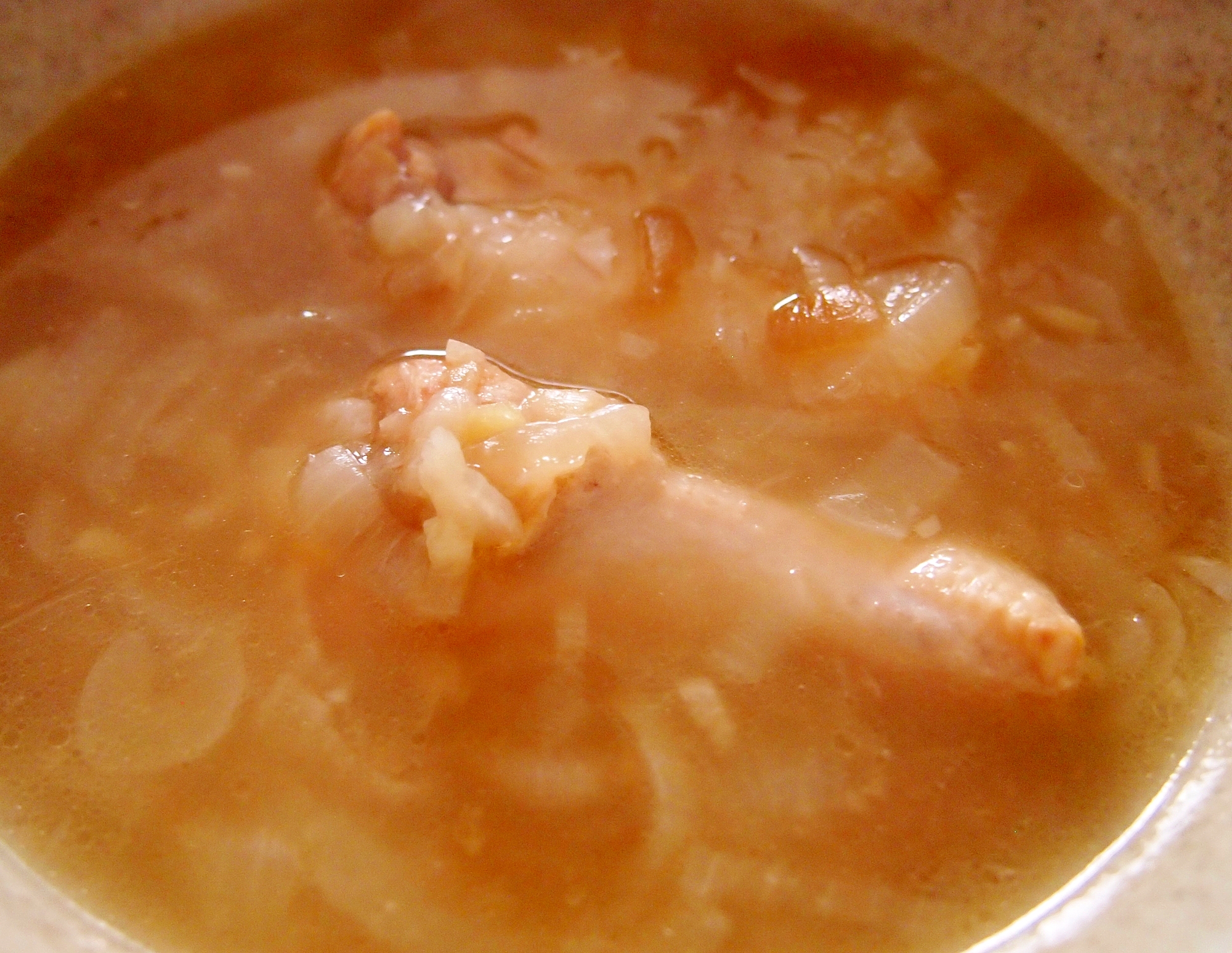 スープ缶で手軽に★手羽のオニオンスープ