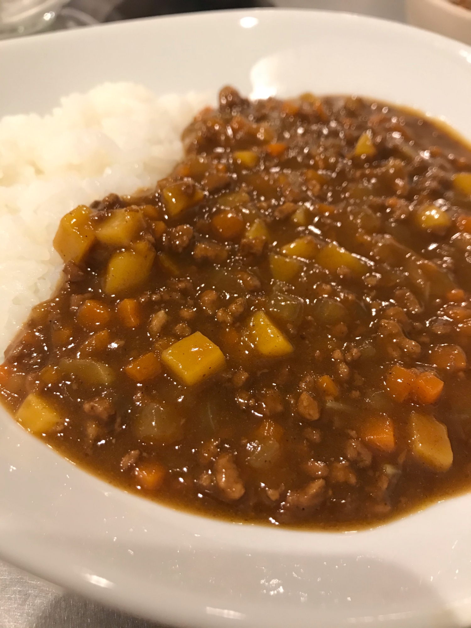 時短！お肉の旨味♡挽き肉カレー