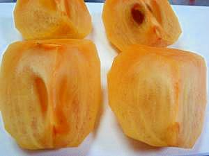 種を避けて柿を切ろう レシピ 作り方 By Sundisk 楽天レシピ