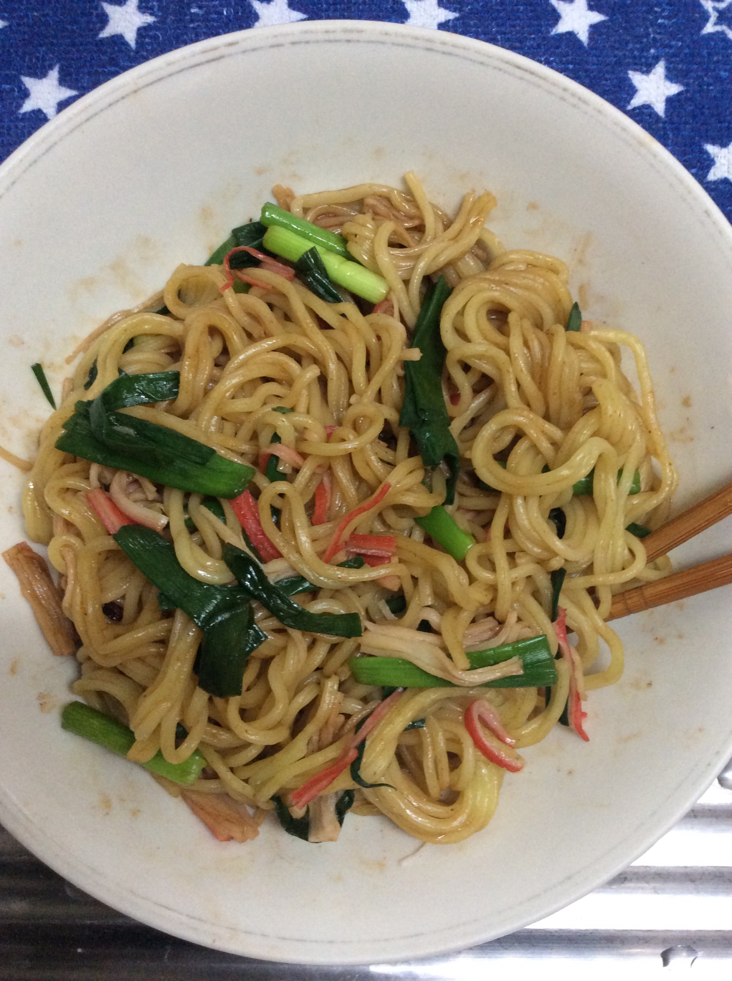 レンジで簡単♪ソース焼きそば