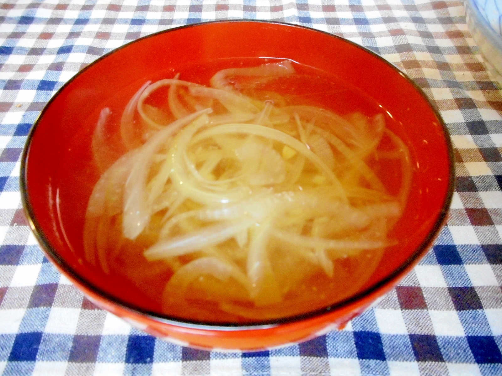 玉ねぎの白ダシスープ
