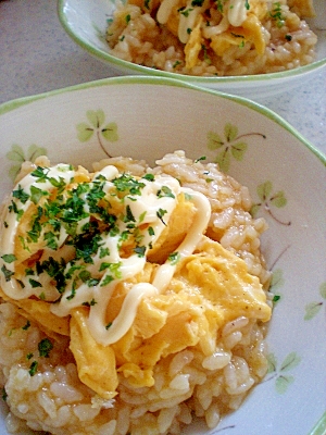 旨すぎ!濃厚Wたまご飯