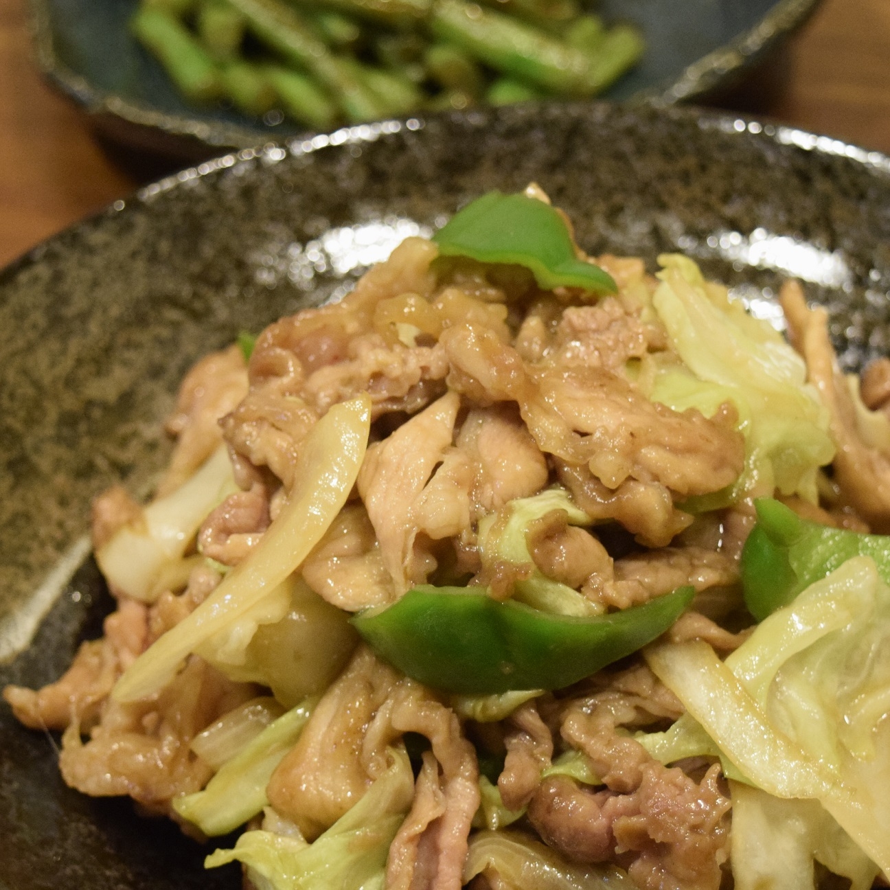 シャキシャキ野菜と豚肉のオイスターソース炒め