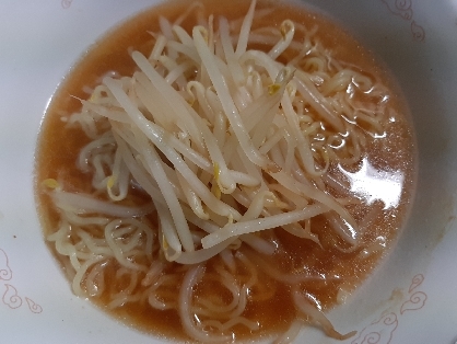 もやし醤油ラーメン