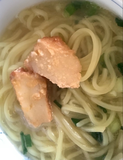 さつま揚げ♪焼きそば✧˖°