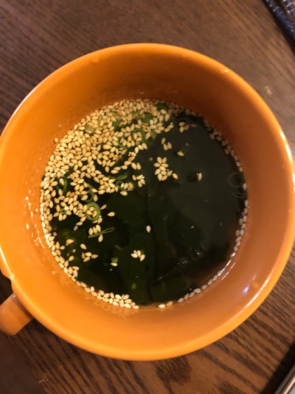簡単ワカメスープ♪