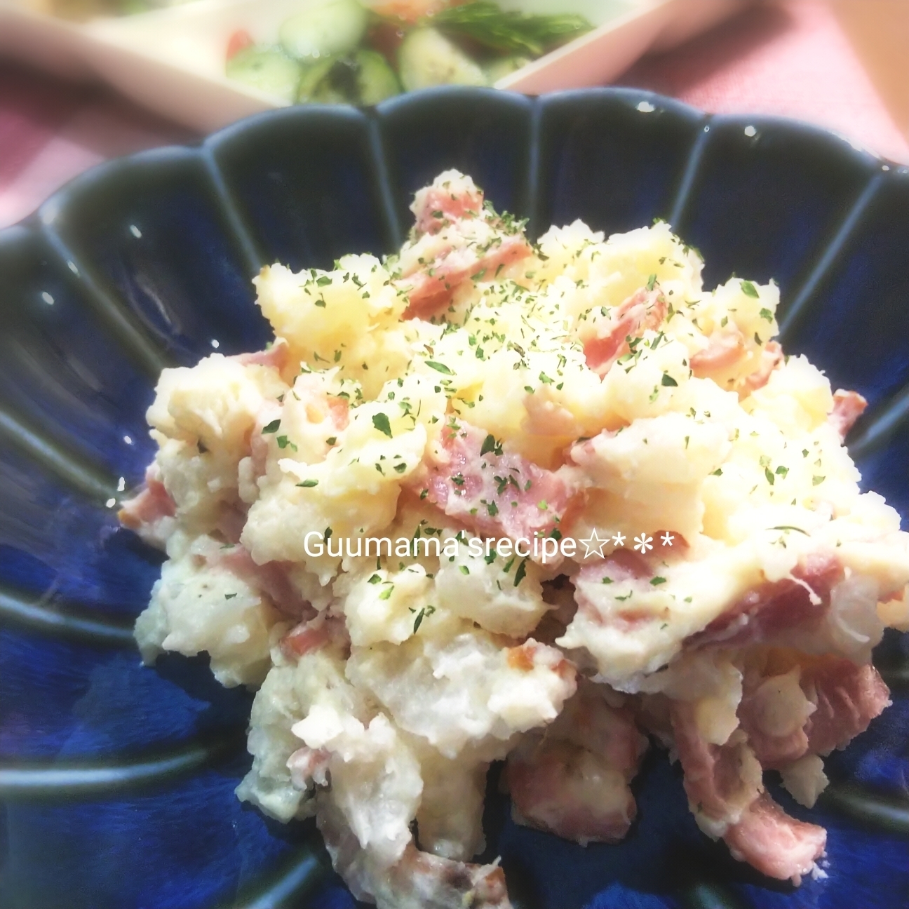 レンジで簡単♡長芋のマッシュ風ポテトサラダ