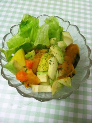 美味しい温野菜のコブサラダ
