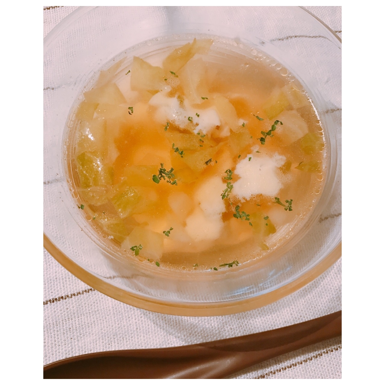 くず野菜活用 春キャベツのチーズスープ レシピ 作り方 By こしあん 楽天レシピ