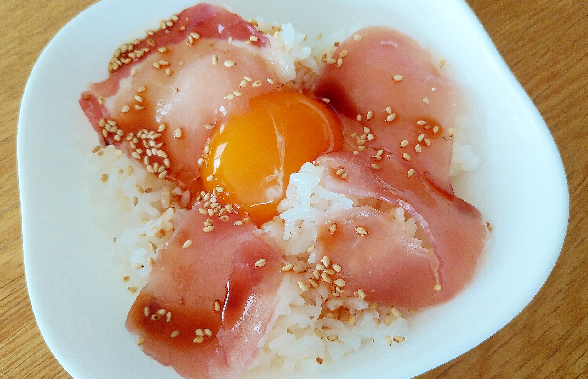 生ハム丼