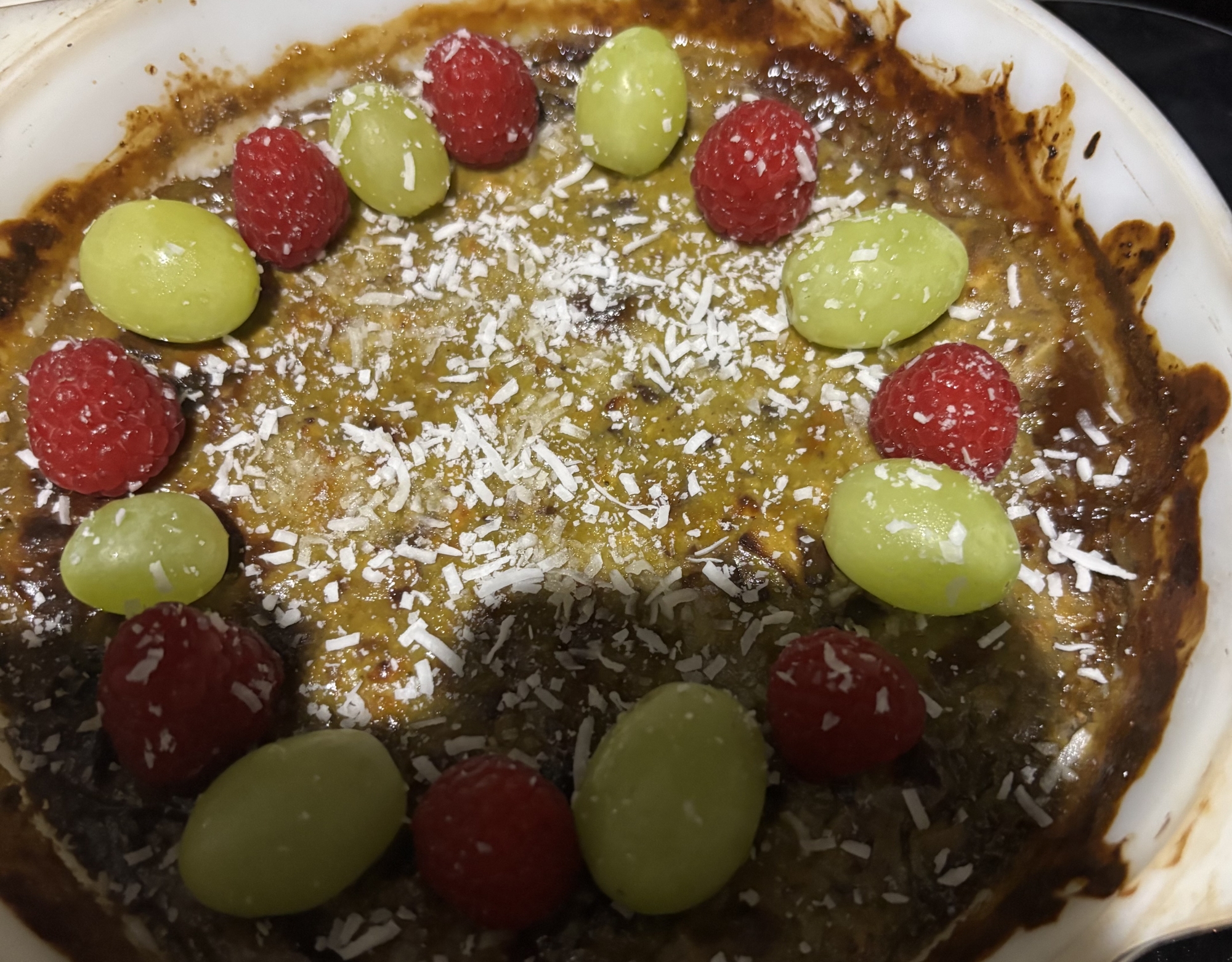 豆腐と抹茶入りケーキ