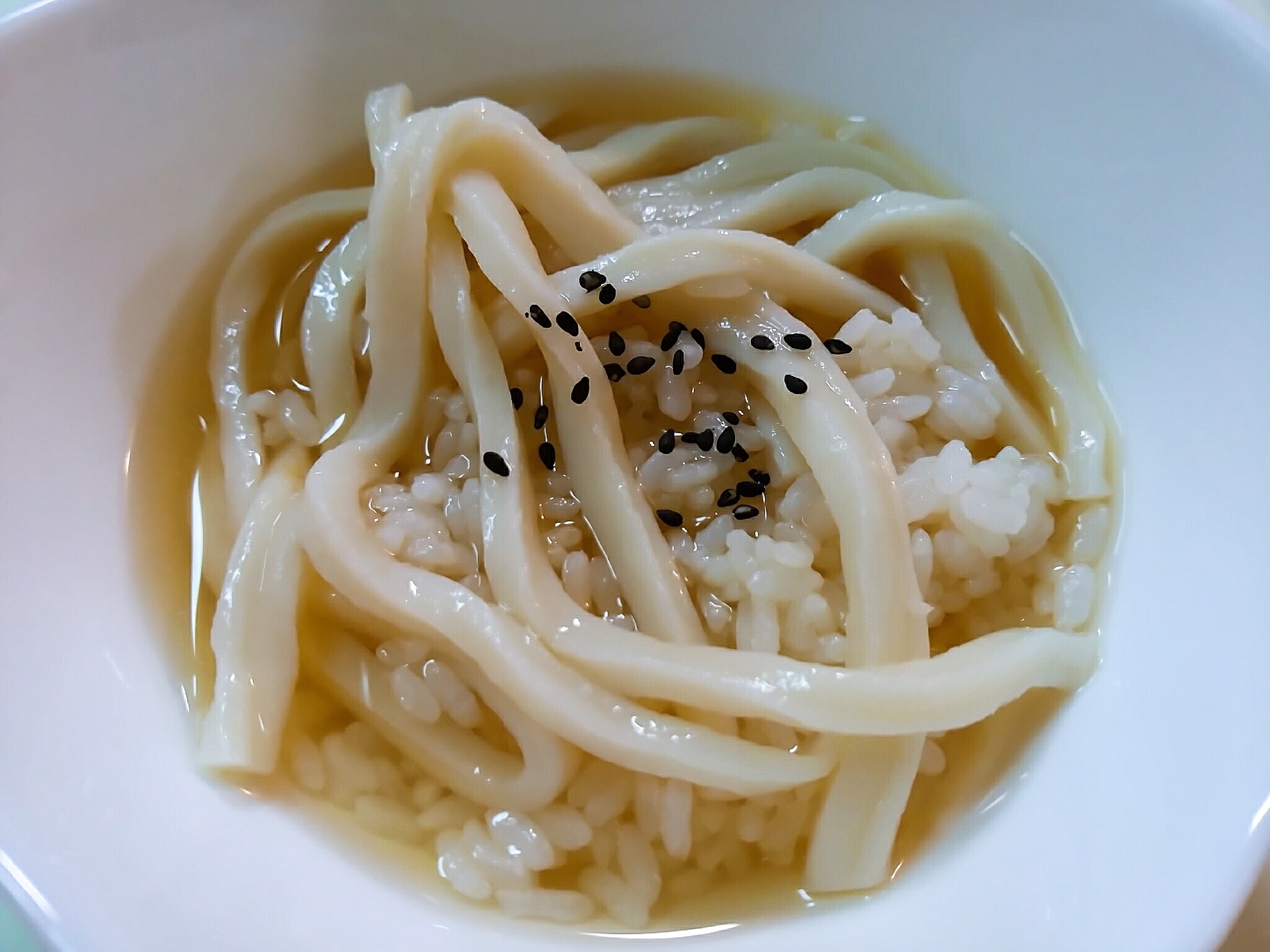 うどんの出汁かけご飯