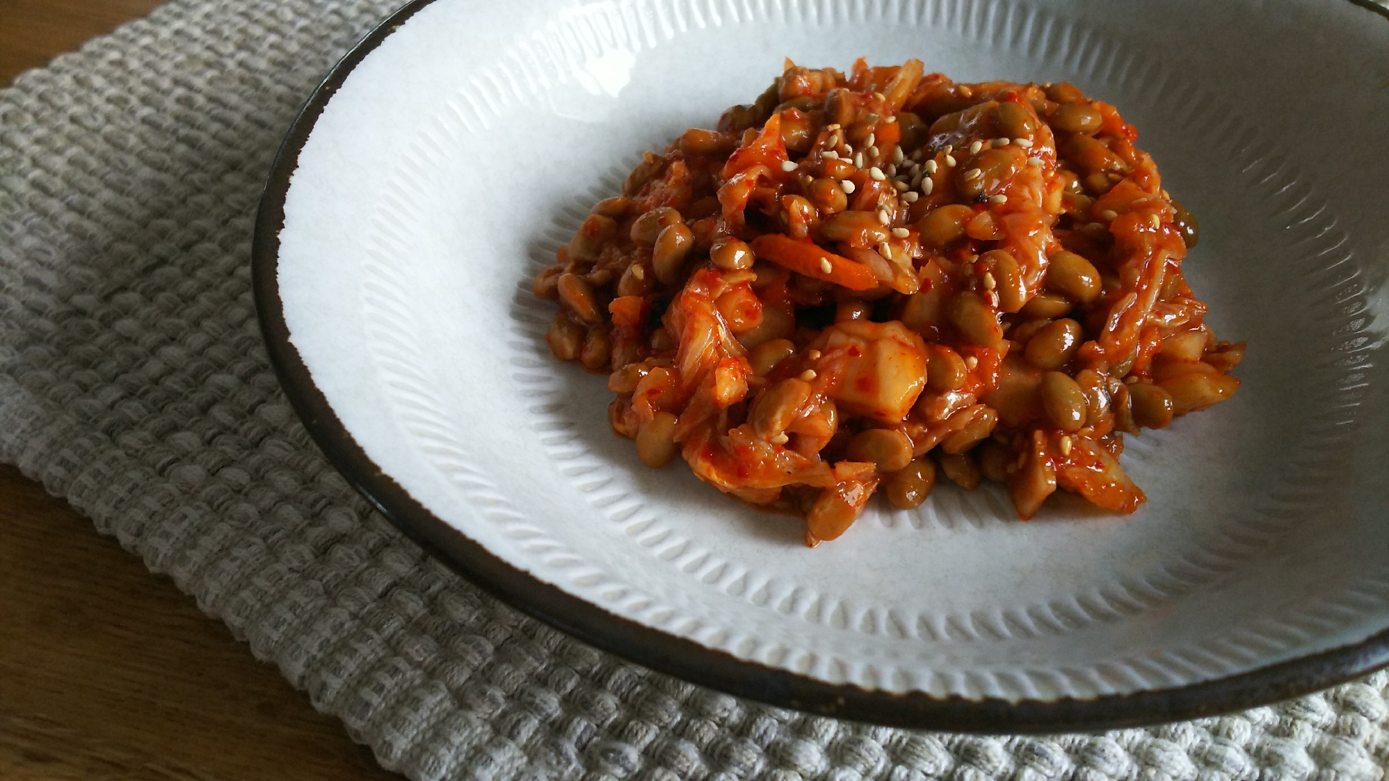 白ご飯がとまらない！！絶品☆納豆キムチ