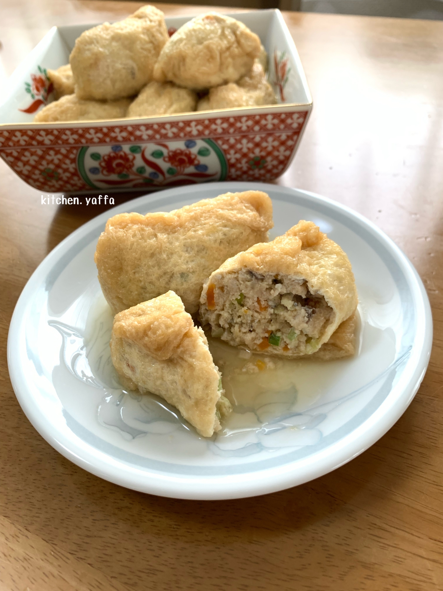 おからと鶏肉の巾着煮　お弁当や朝食に！