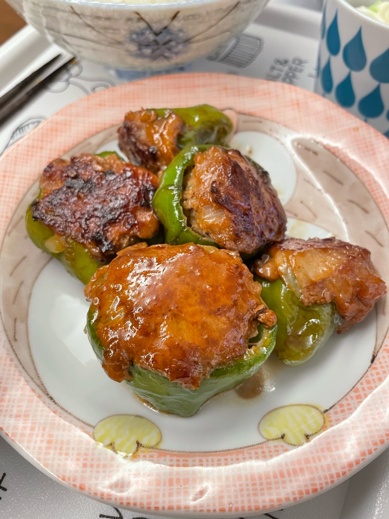 嫌いでも食べやすい!絶品ピーマンの肉詰め⭐