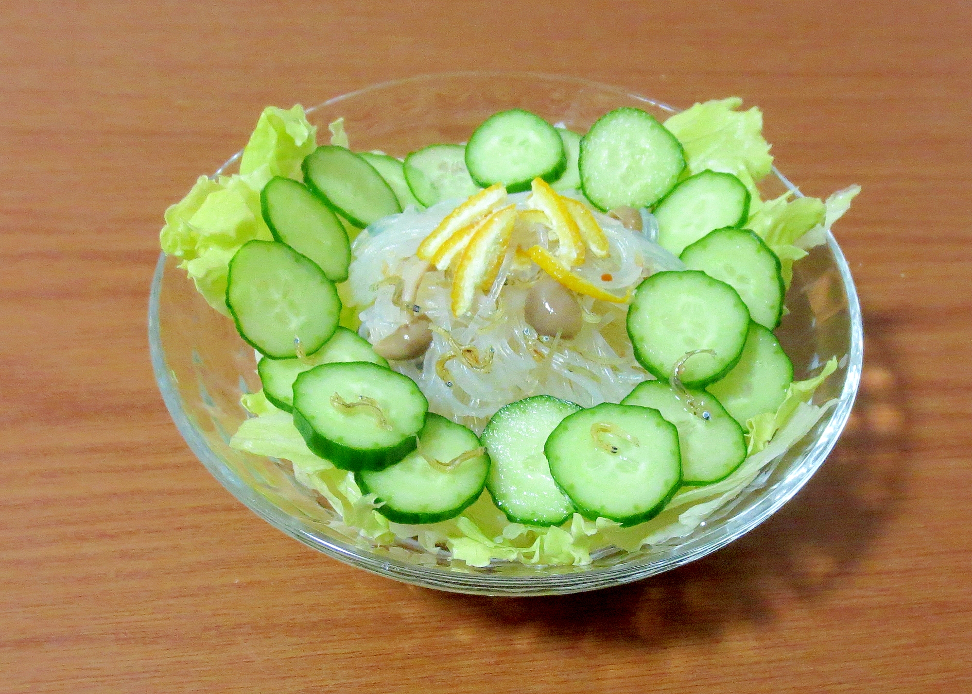 ゆずで爽やか♪春雨サラダ