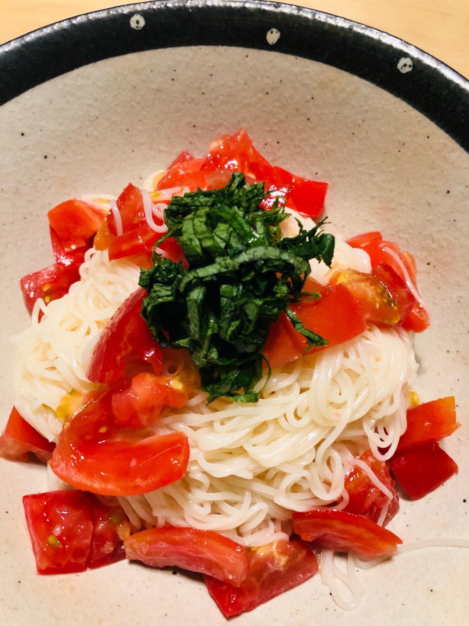 さっぱりトマトそうめん