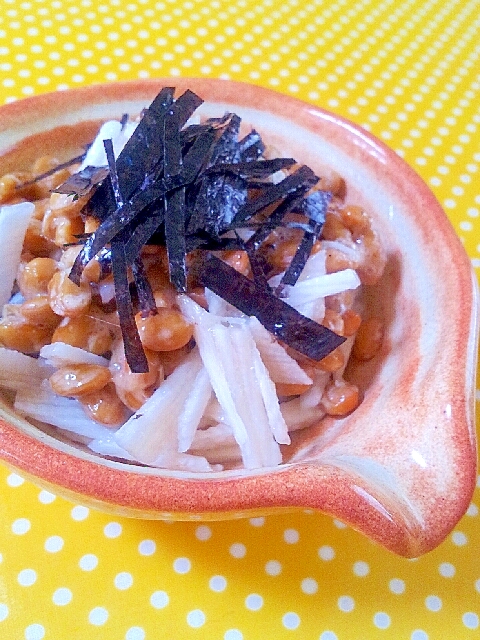 むくみ解消に★納豆と山芋の和え物♪