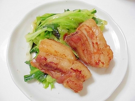 豚バラブロックで ローストポーク ニラきゃべつ炒め レシピ 作り方 By V るん 0394 楽天レシピ 豚バラブロックで ローストポーク ニラきゃべつ炒め レシピ 作り方 By V るん 0394 楽天レシピ