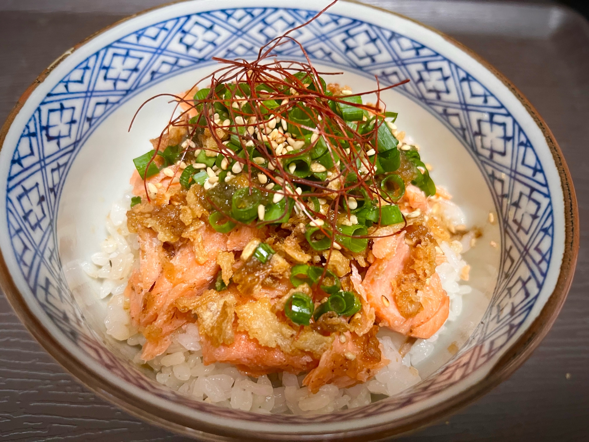 5分で出来る夏の簡単小丼　＊鮭の南蛮丼＊