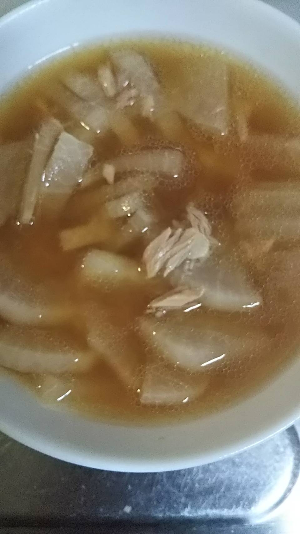 大根とツナの煮物