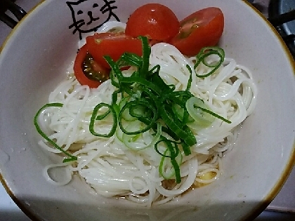 トマトと生姜の素麺