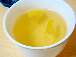 効果的に美肌回復。檸檬煎茶